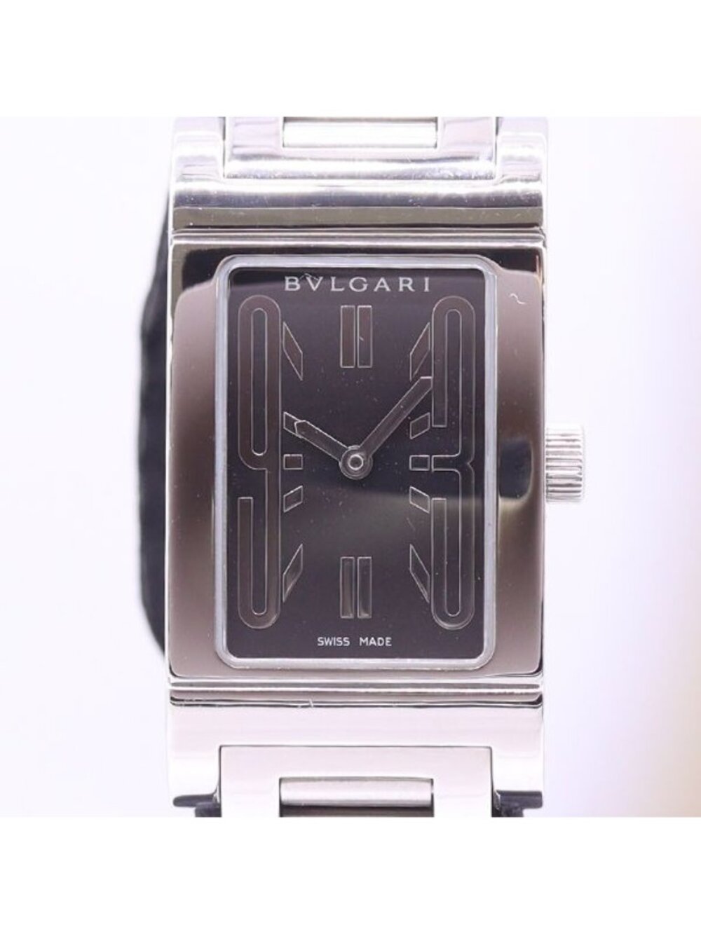 Bvlgari Bulgari Rettangolo Black Dial Watch